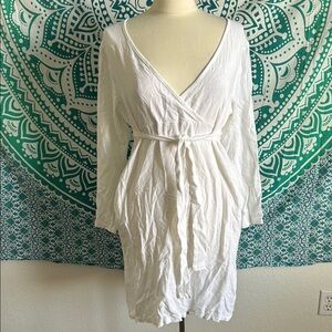 White Wrap Dress